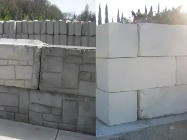 Mafia Or Bunker Block Masonry Retaining Walls Explained Lawncaregrandpa Com